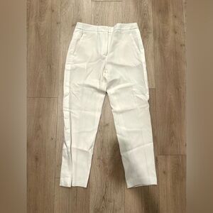 Rag & Bone Cream Tailored Cropped Trousers